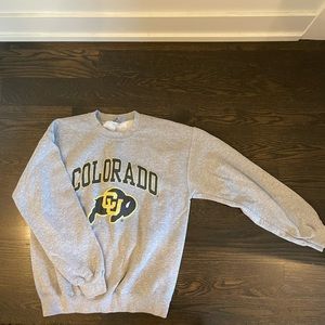university of colorado-boulder sweatshirt!